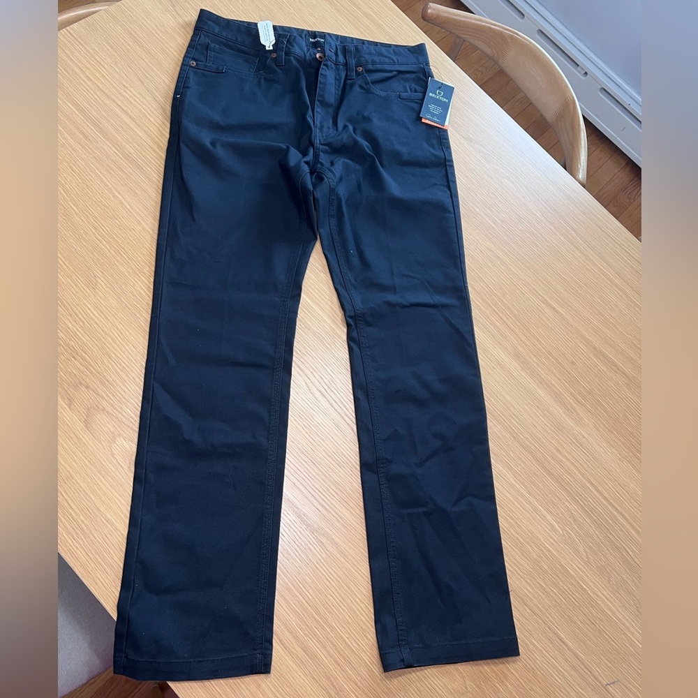 Brixton Builders Carpenter Pants Washed Black New With Tags